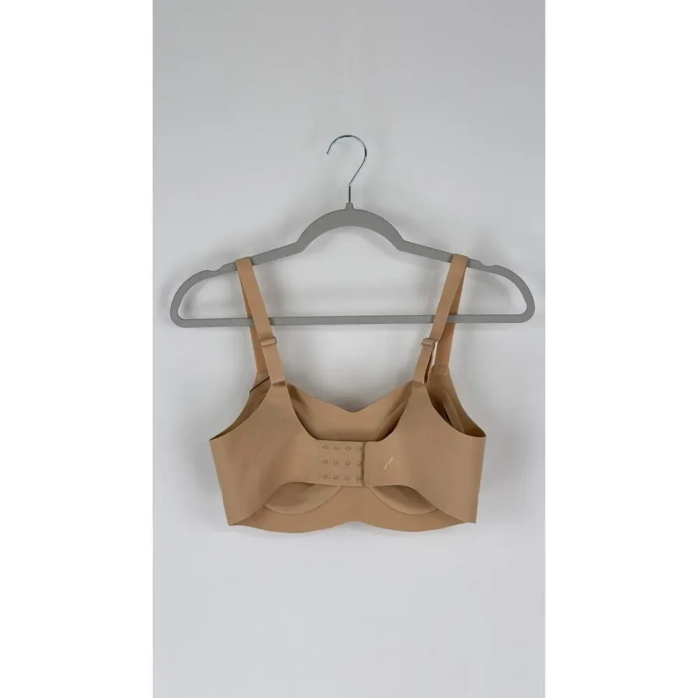 Knix Revolution Full Coverage Bra Warm Sand Womens Size M+ Medium+ New Wireless - Picture 7 of 12